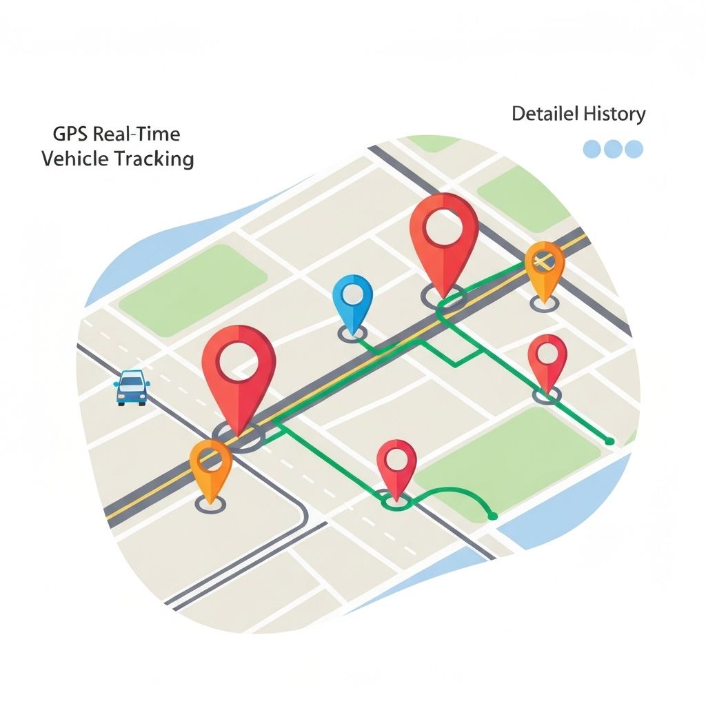 Vehicle Tracking Illustration